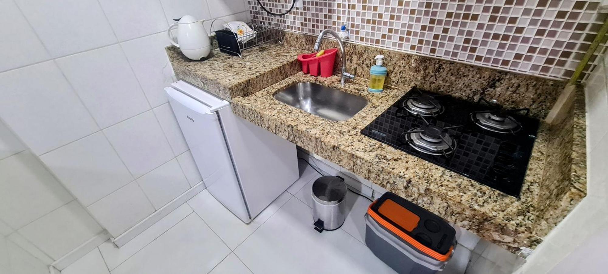Flat Pasárgada 906, Free Bikes, pé na praia Vila Velha  Exterior foto